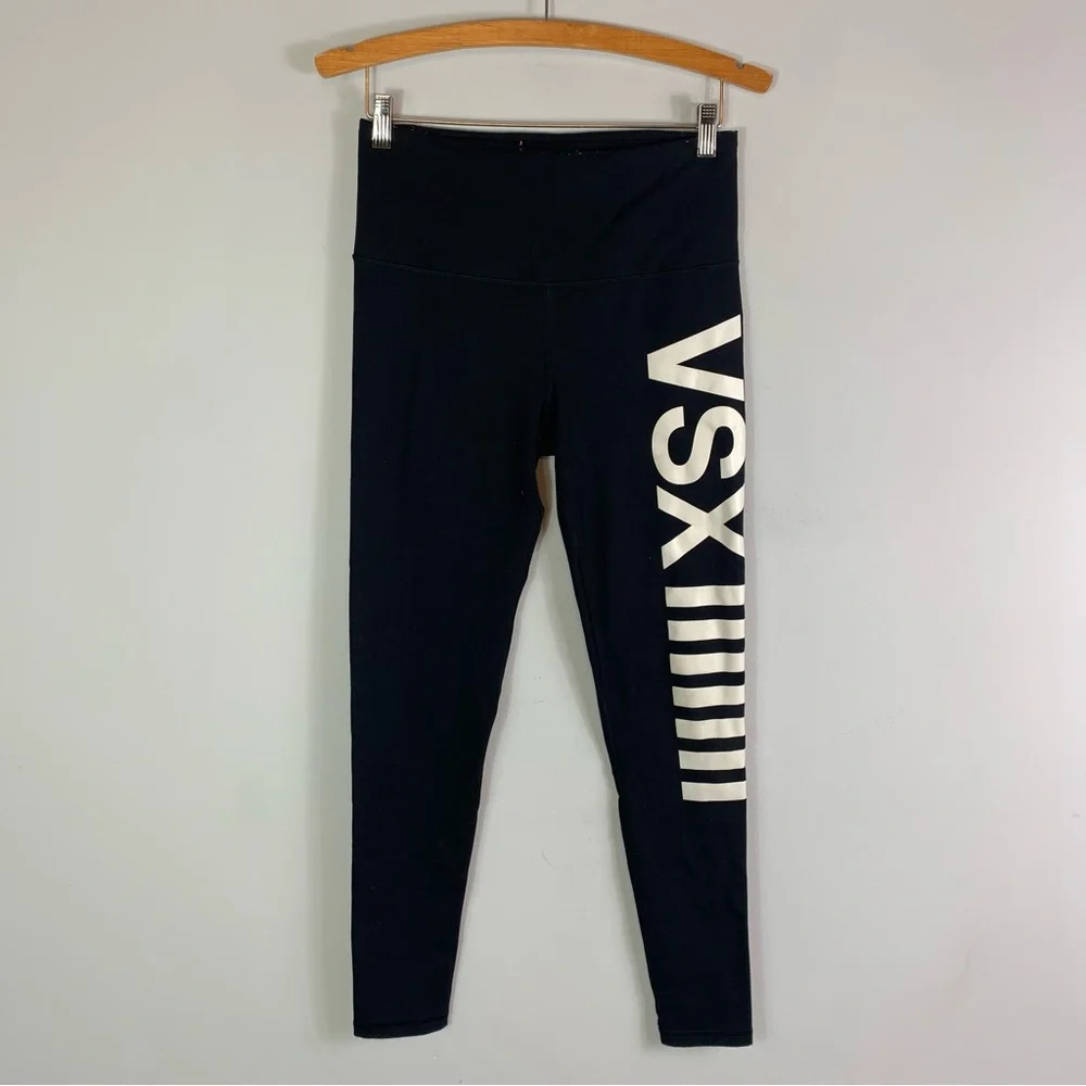 4/$25 Victoria's Secret Sport Women's Black Leggings VSX